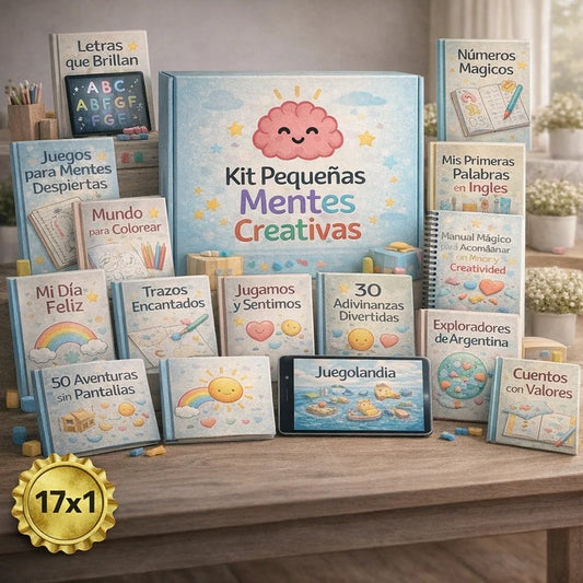 📚✨KIT PEQUEÑAS MENTES CREATIVAS, EL VIAJE CONTINUA✨📚